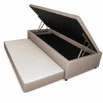 cama box baú solteiro 3 em 1 com cama auxiliar