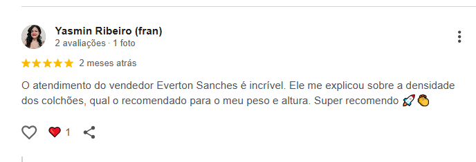 Depoimento cliente Rael Colchões Rio Preto colchão premium conforto total